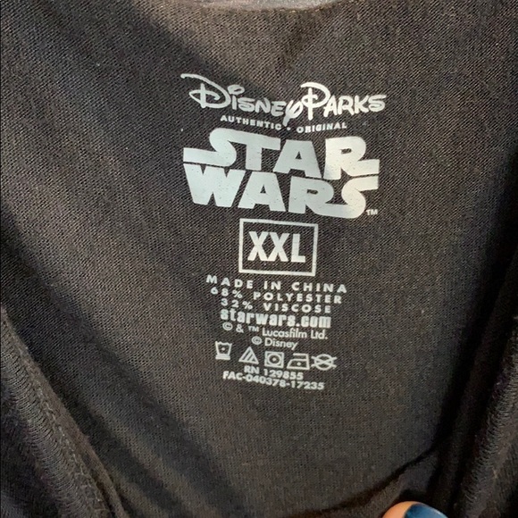 Disney parks Star Wars T-shirt tie front - Picture 3 of 3